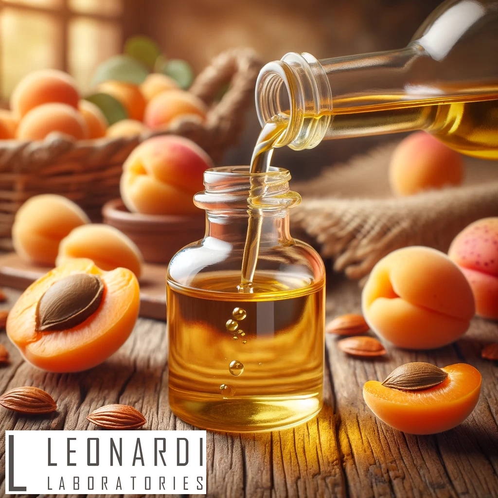APRICOT KERNEL OIL 100ML being Poured
