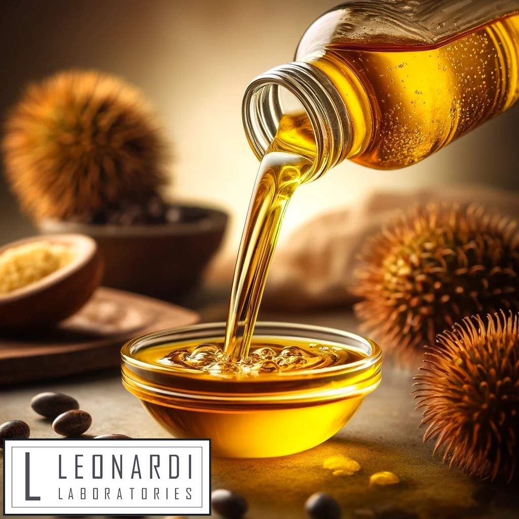 Castor Oil 20 Litres being poured