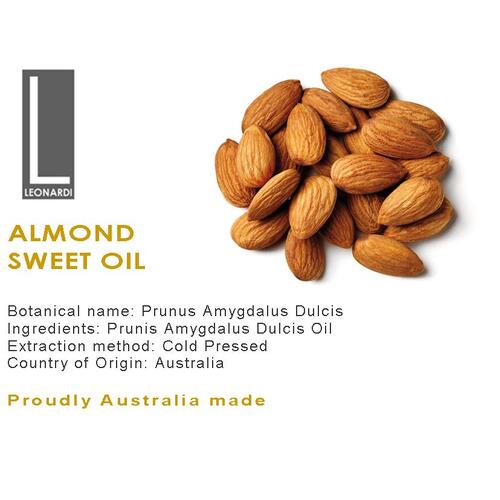 SWEET ALMOND OIL ORGANIC 5 LITRES